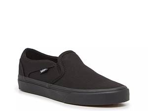 Black and hotsell white vans dsw