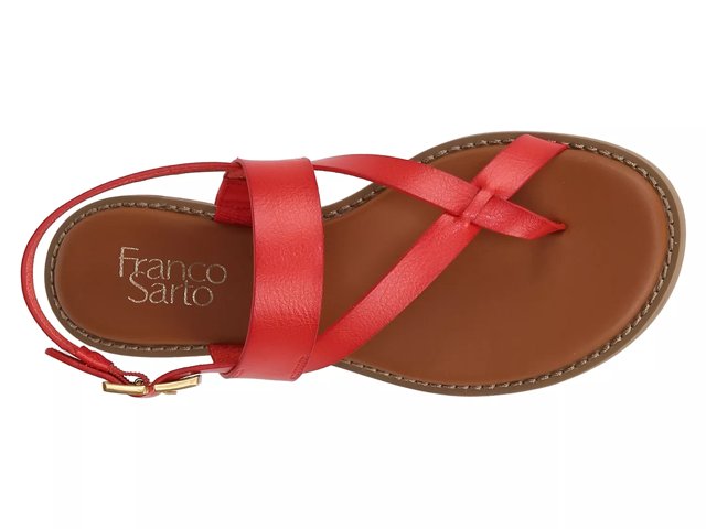 Franco sarto red sandals deals