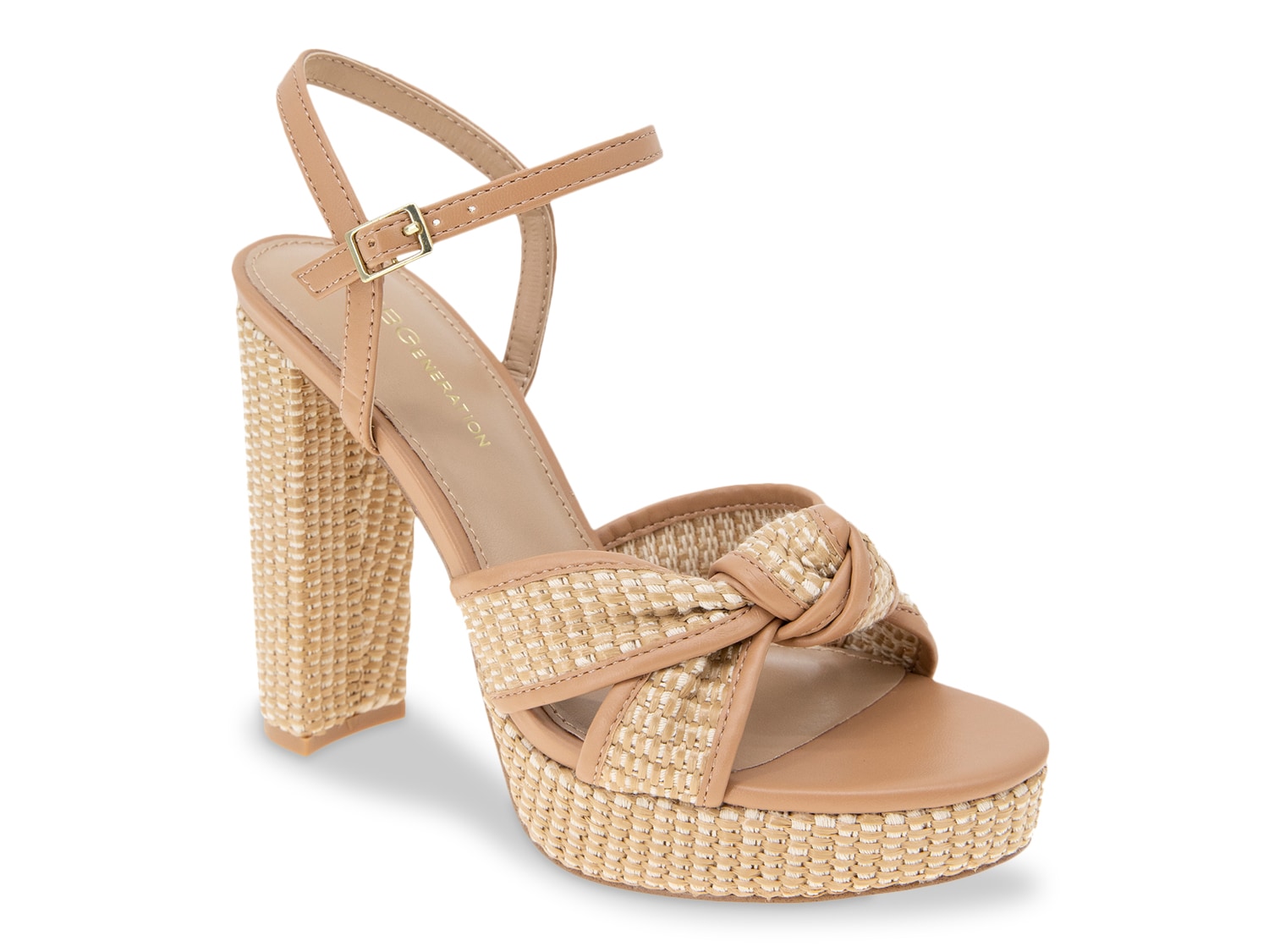 Dsw gold deals block heels