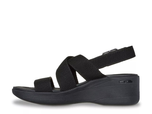 Skechers Pier Lite Night Owl Wedge Sandal