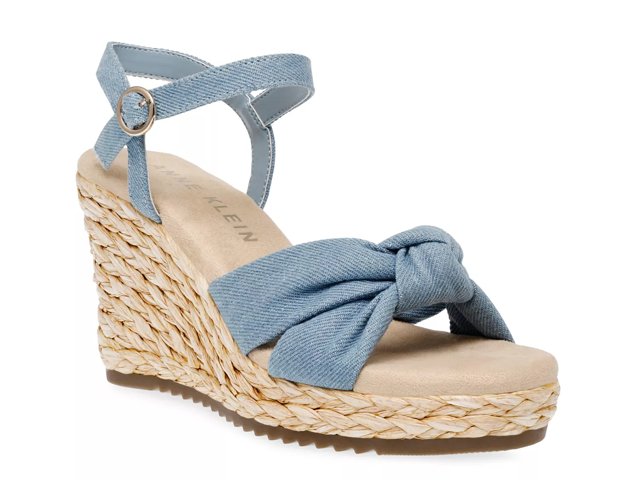 Dsw denim sale wedges