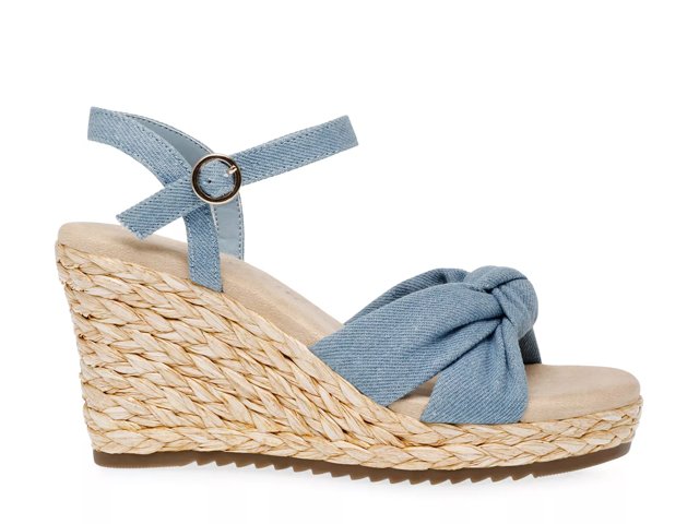 Dsw hotsell denim wedges