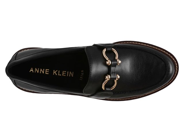 Anne klein patent leather loafers top