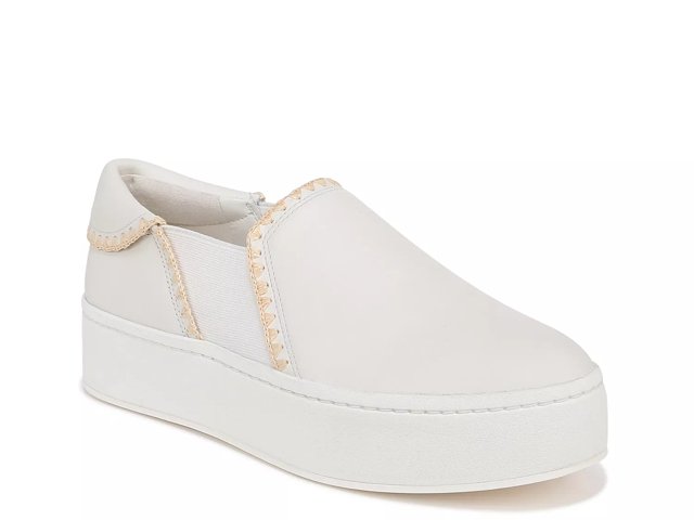Vince white platform sneakers top