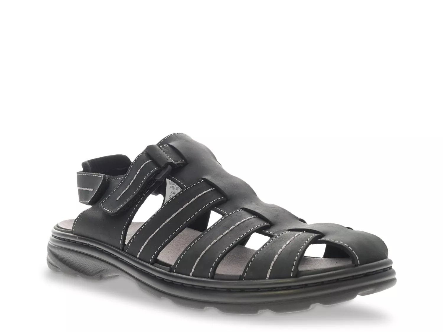 Propet Extra Wide Width Hunter Fisherman Sandal | Men's | Black | Size 10 | Sandals | Fisherman