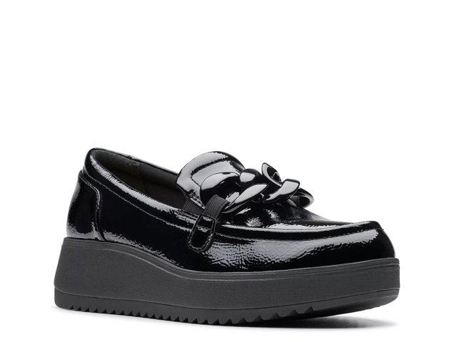 Clarks wedge loafers shop