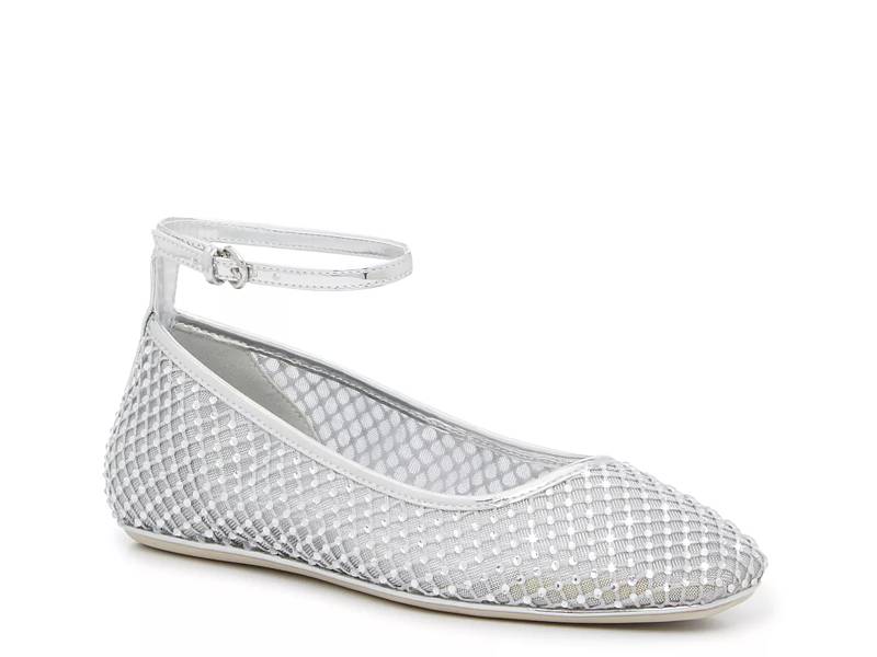 Shop Women s Silver Flats DSW