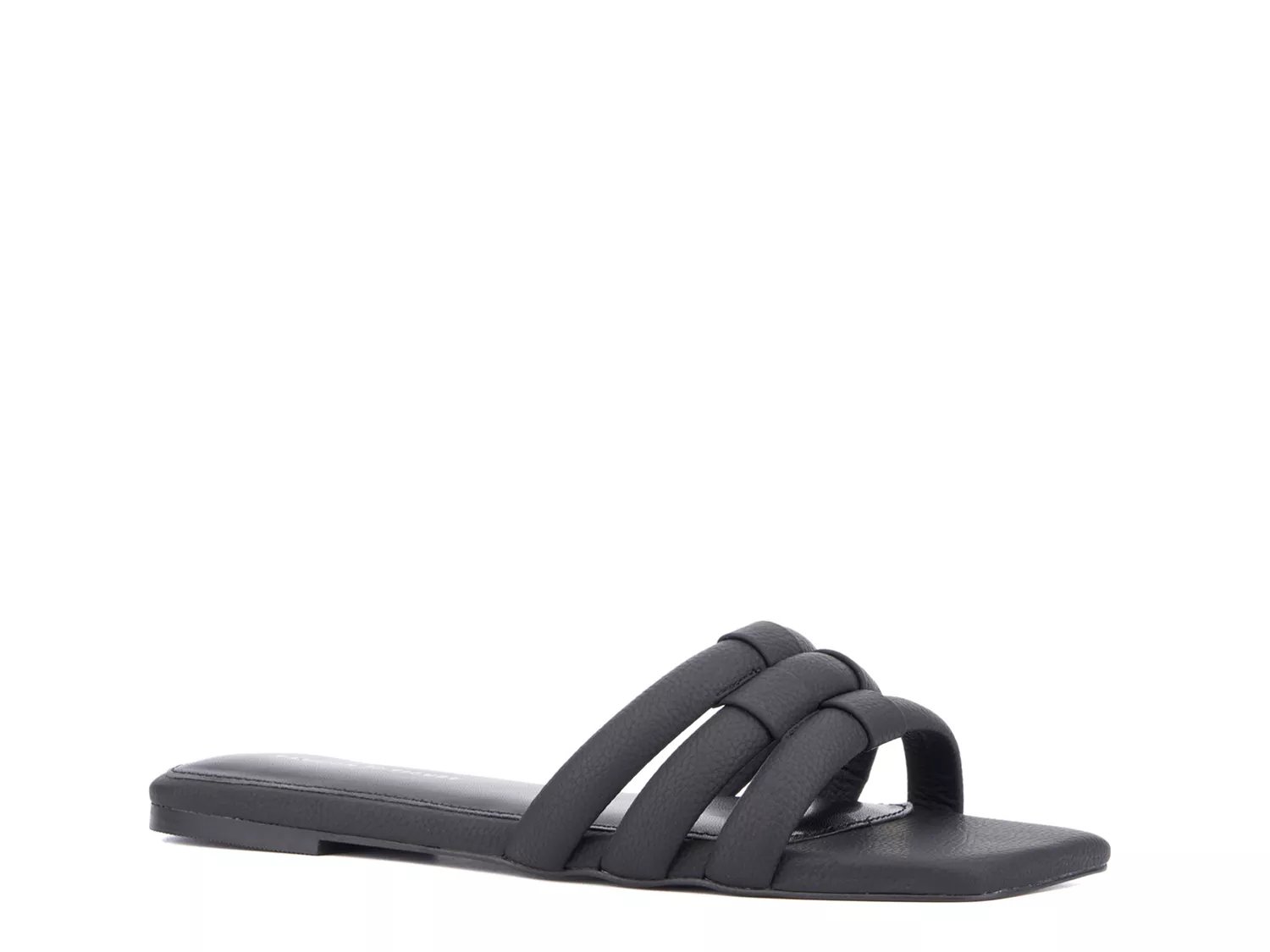 Fashion To Figure Wide Width Gaiana Sandal | Women's | Black | Size 8 | Sandals