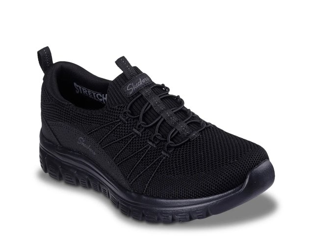 Cheap black skechers ladies cheap