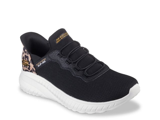 Skechers Bobs Slip ins Squad Chaos Seize The Hour Women s Slip On Black Size 7.5