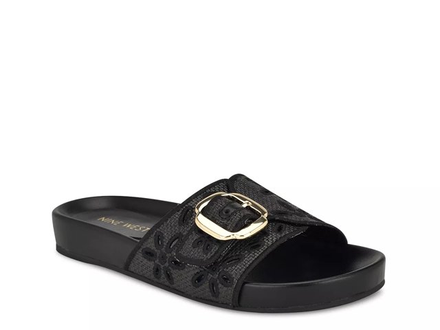 【大特価】Nine West Giulia Casual Footbed サンダル 579327_001_ss_01?impolicy=qlt-