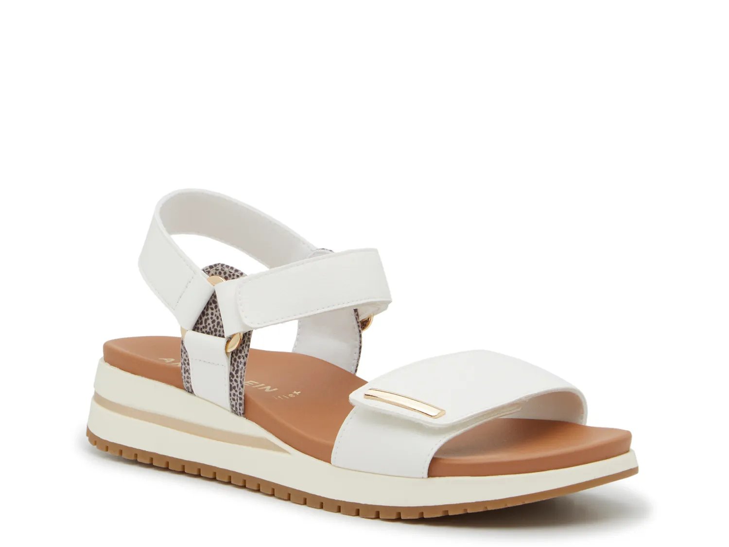 Anne Klein Emery Wedge Sandal Free Shipping DSW