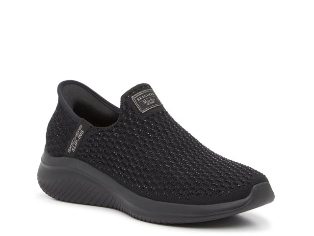 Skechers Sport Slip ins Martha Stewart Ultra Flex 3.0 Dazzling 9.5 Women s Black