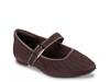 Cleo Snip Glamorous Mary Jane Flat Dark Brown view