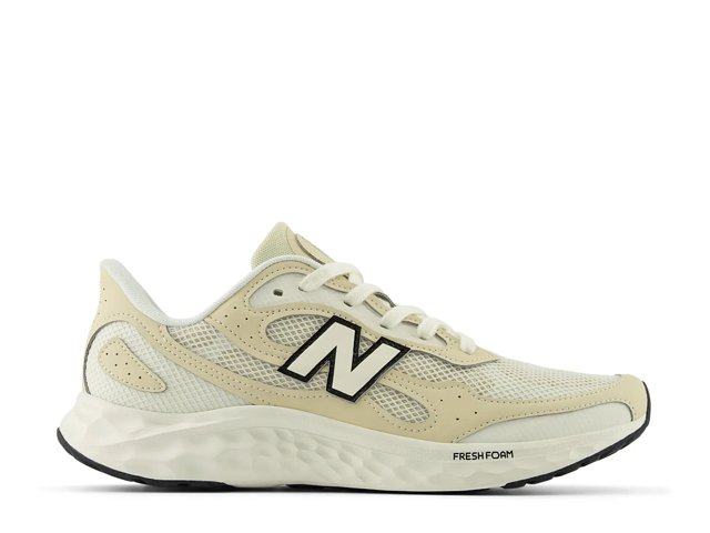 New Balance Men s Fresh Foam Arishi V4 Running Shoes Beige Black Size 11