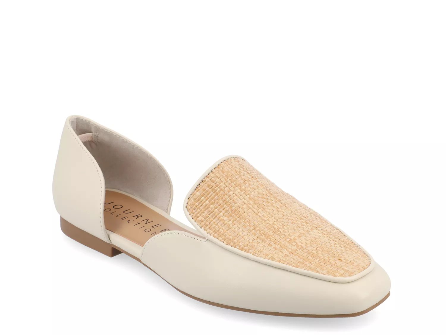 Journee Collection Kennza Flat | Women's | Off White | Size 6 | Flats