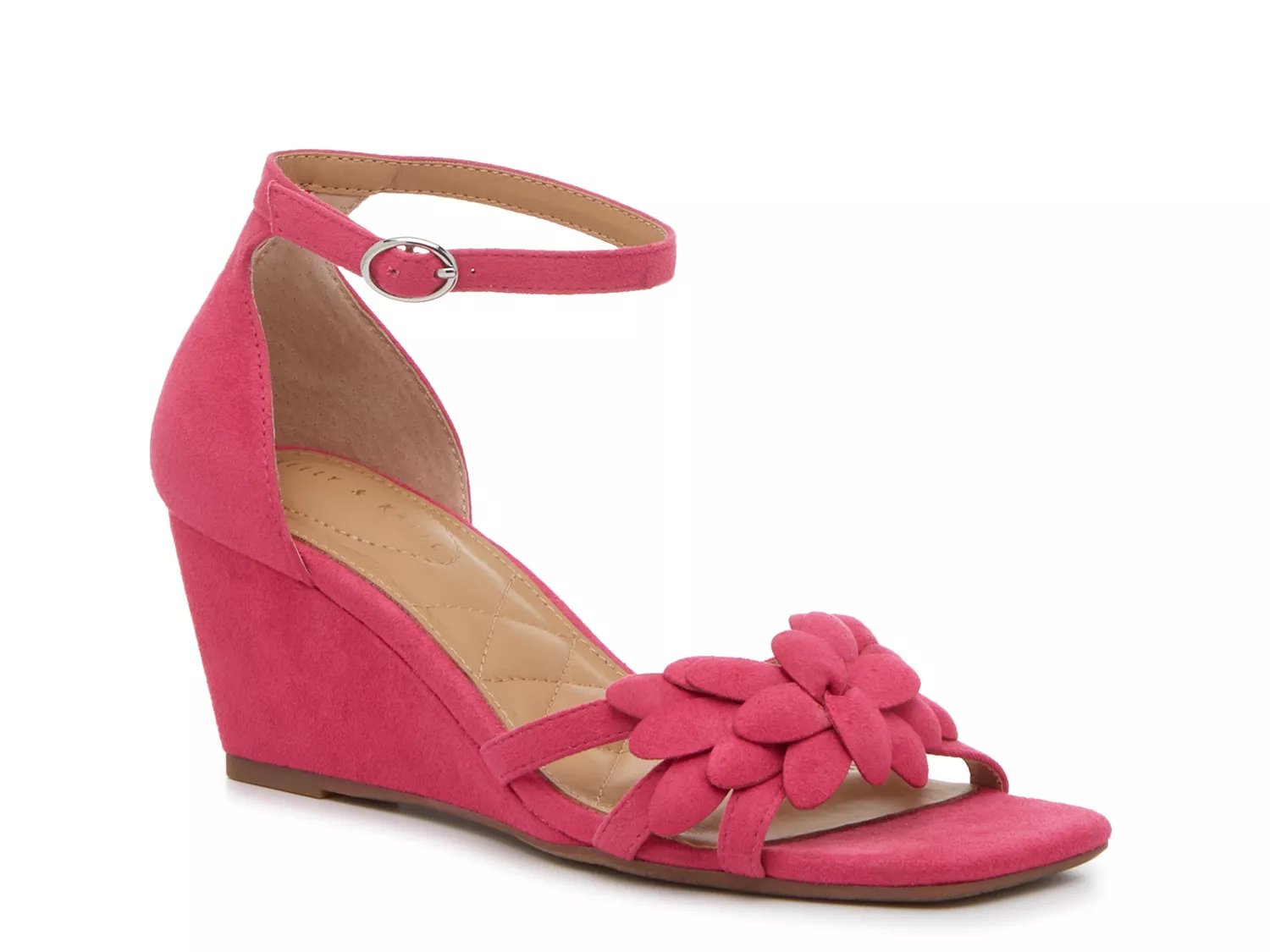 Kelly & Katie Spruce Sandal | Women's | Hot Pink Fabric | Size 7 | Sandals | Ankle Strap