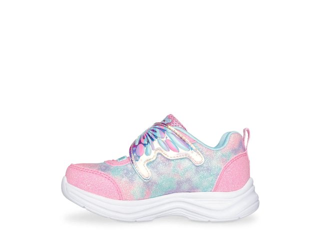 Girl s Skechers Glimmer Kicks Magical Wings Sneaker Toddler Pink Turquoise 6 M