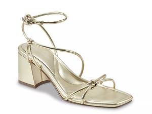 Dsw gold hot sale sandals flat