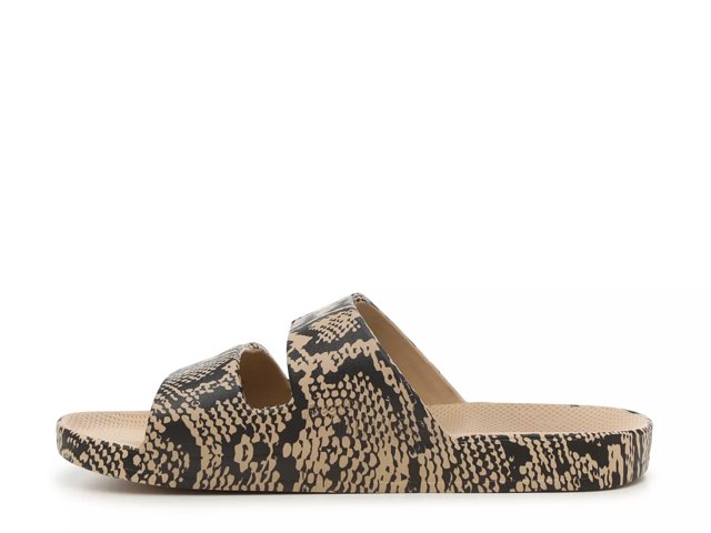 Freedom MOSES Moses Cheetah Slide Sandal Women s