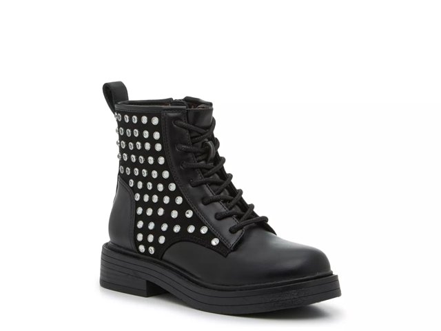 Steve Madden Bossy Combat Boot Kids Free Shipping DSW