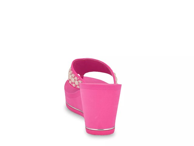 Pink wedges new arrivals dsw