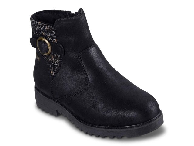 Skechers girls black boots outlet
