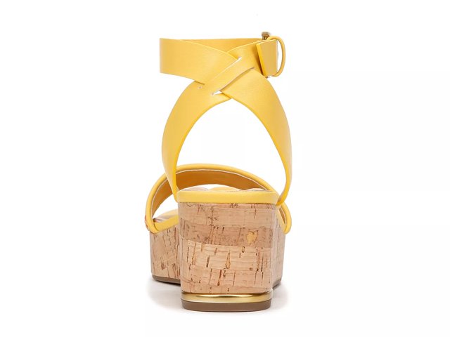 Franco sarto yellow sandals sales