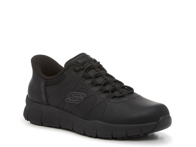 Skechers Work Slip ins Nampa CottonBud 108218 10 Women s Black Shoe