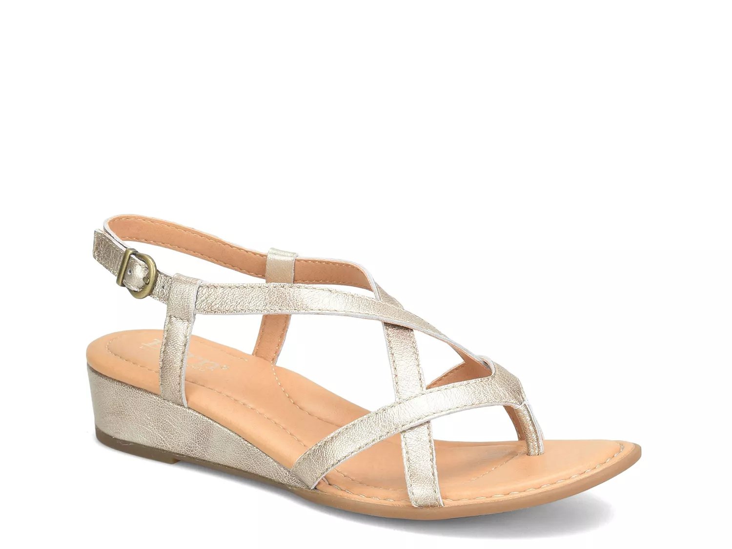 Born Sibyl Wedge Sandal Free Shipping DSW