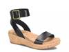 Mullica Wedge Sandal Black view