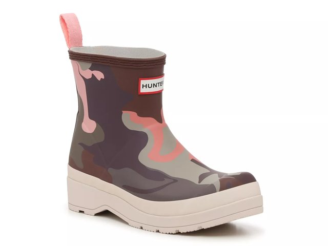 HUNTER PLAY Short Slides Rain Boot