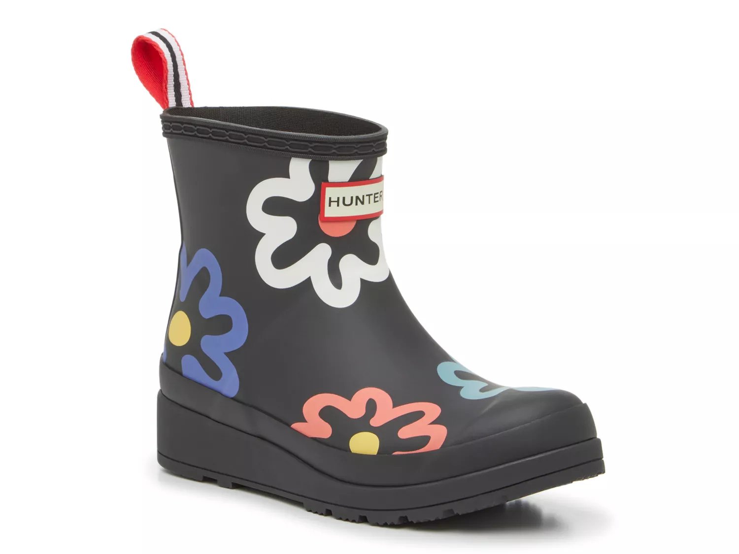 Hunter wedge rain boots short online