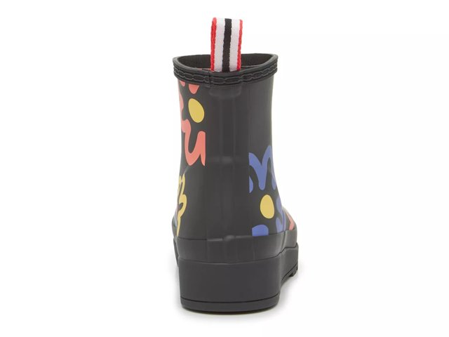 Hunter floral rain boots clearance