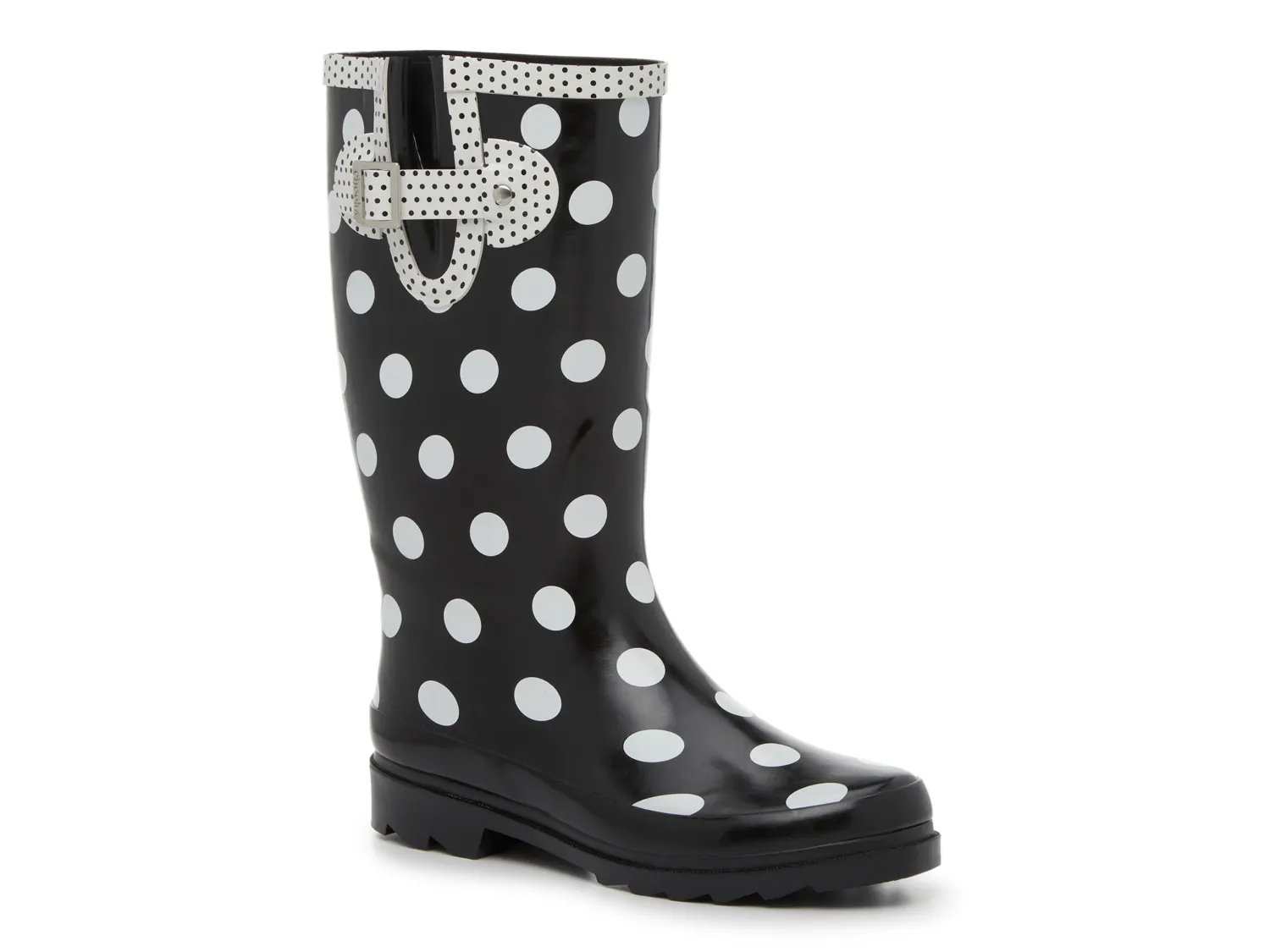 Chooka Rob Dots Rain Boot Free Shipping DSW