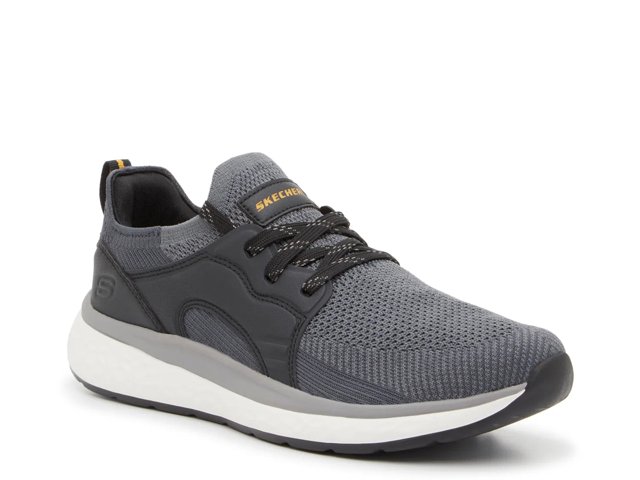 Skechers Collis Sneaker Men s Dark Grey Black Size 9 Sneakers