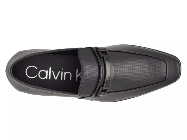 Calvin klein black loafers online
