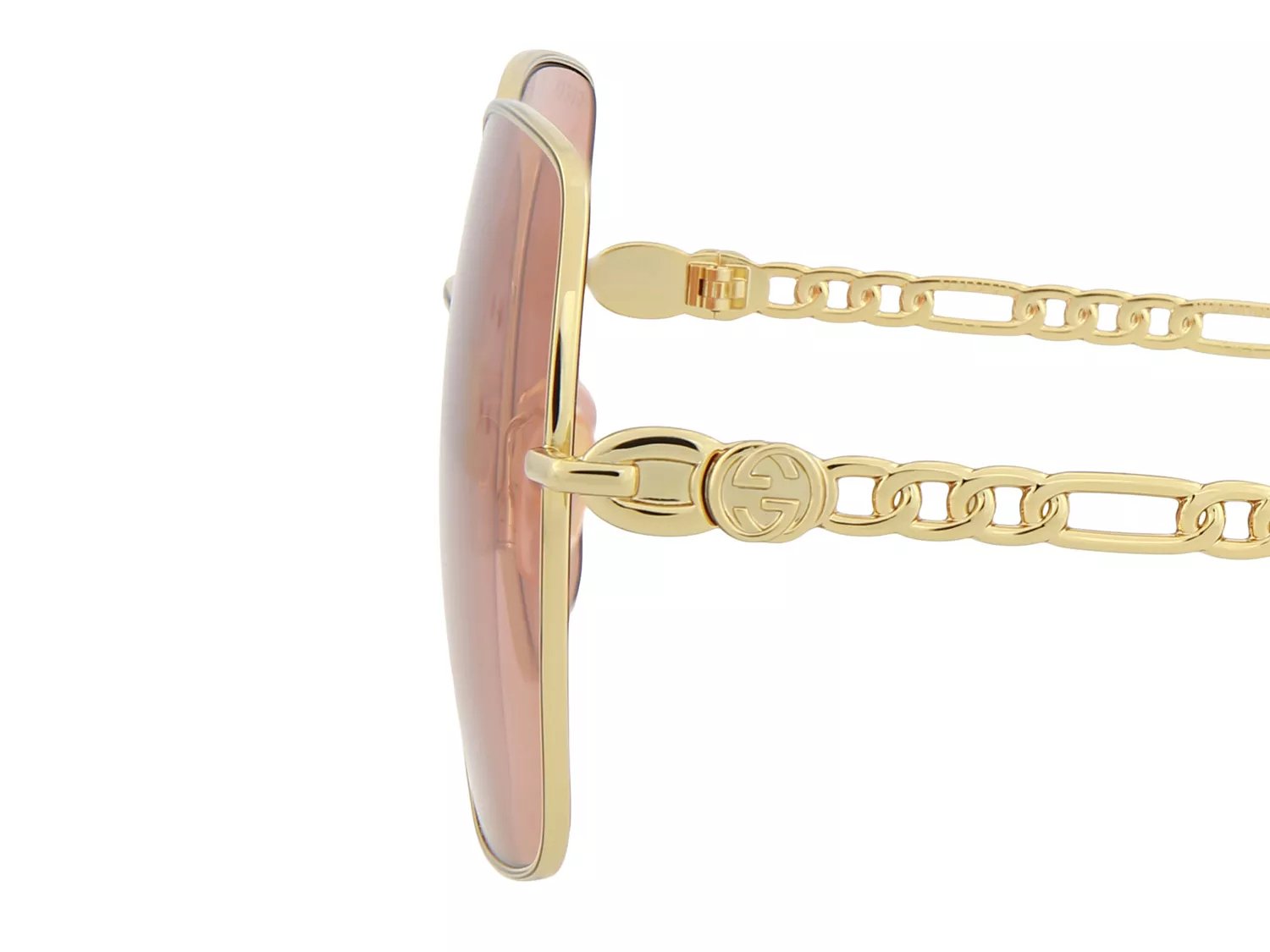 Gucci Square Sunglasses Gold (GG0724S-005-61)