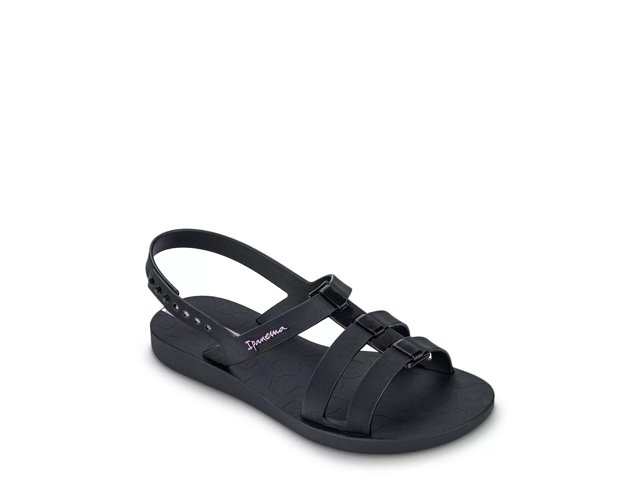 Ipanema Go Black Sandals for Girls Size 1