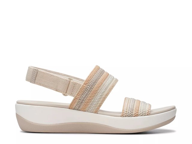 Clarks Cloudsteppers Arla Stroll Wedge Sandal Free Shipping DSW