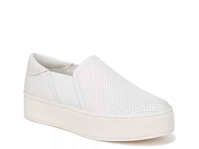 Vince white platform sneakers outlet