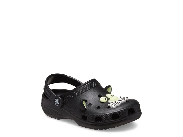 Crocs Glow Black Cat Clog Kids