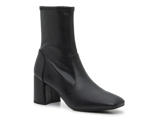 Anne Klein Women s Lenora Faux Leather Block Heel Ankle Boots