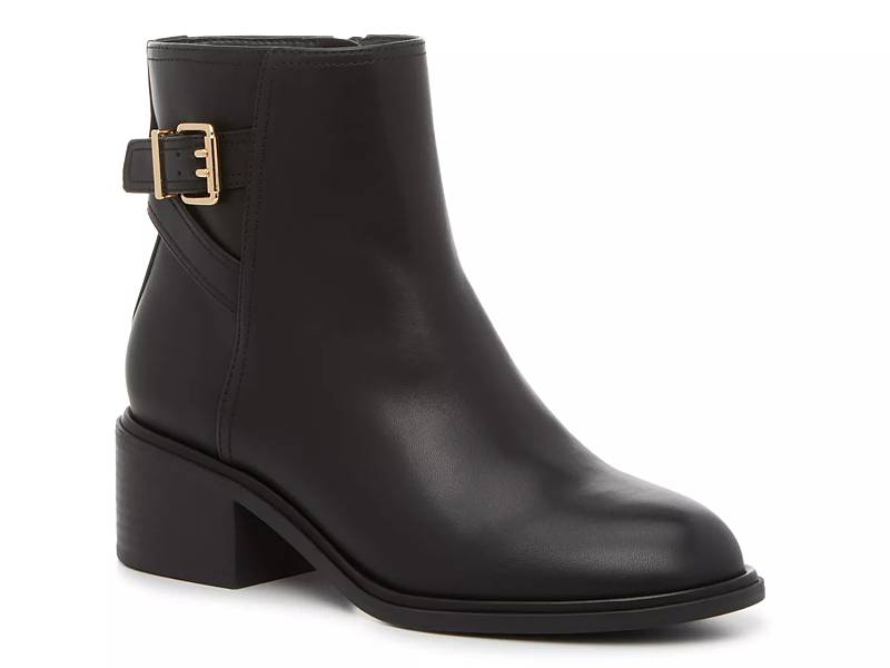 Dsw black heel boots best sale