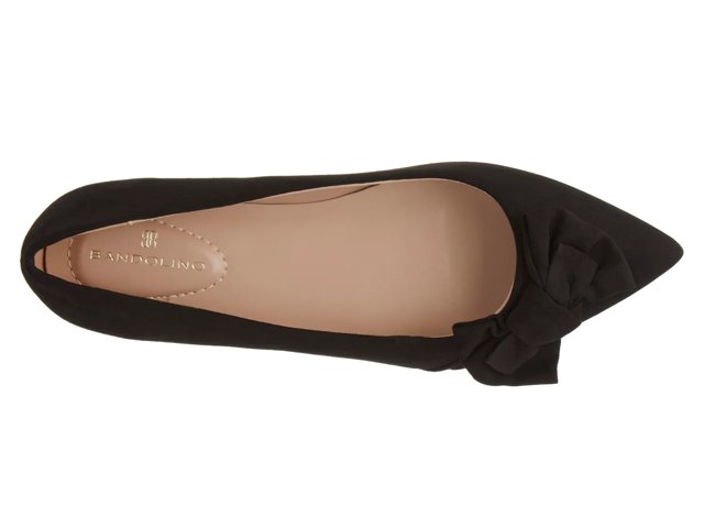 Bandolino flats with bow top