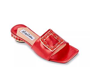 Dsw red hot sale sandals