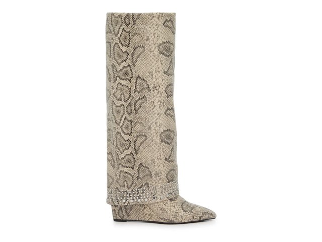 Madden Girl Evander Wide Calf Foldover Boot Free Shipping DSW