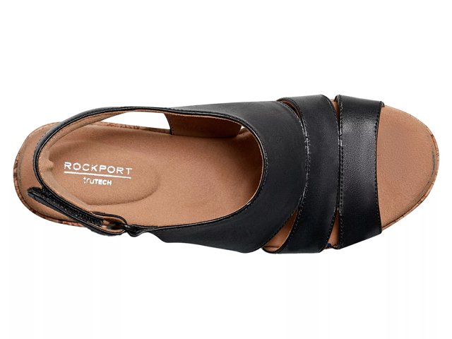 Rockport briah wedge sandal black deals