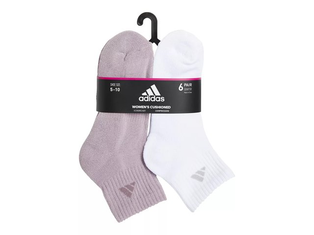 Adidas Women s Athletic Quarter Socks 6 Pack