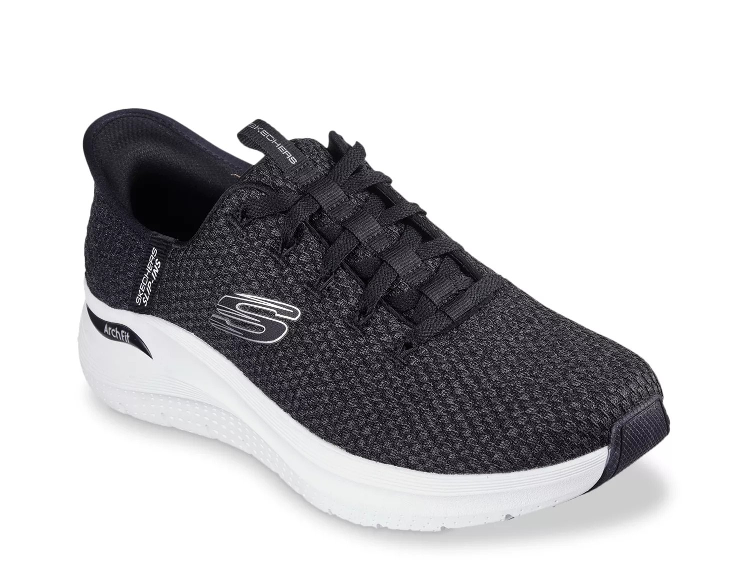 SKECHERS ArchFit ブラック スニーカー Skechers Hands Free Slip-Ins Arch Fit 2.0 Look Ahead Sneaker